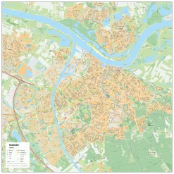 Stadsplattegrond Nijmegen Gedetailleerde Kaart 403