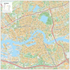 Stadsplattegrond Rotterdam Gedetailleerde Kaart 404
