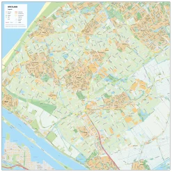 Stadsplattegrond Westland Gedetailleerde Kaart 1856