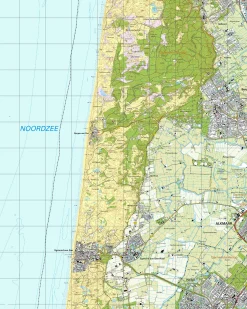 Topografische Kaart 19A Bergen