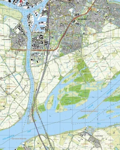 Topografische Kaart 44A Dordrecht
