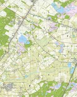 Topografische Kaart 17A Dwingeloo