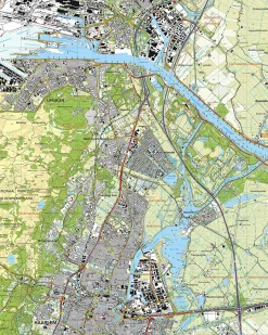 Topografische Kaart 25A Ijmuiden