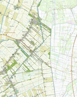 Topografische Kaart 13B Bellingwolde
