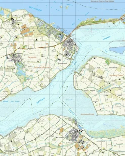 Topografische Kaart 43C Bruinisse