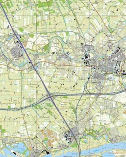 Topografische Kaart 39C Geldermalsen