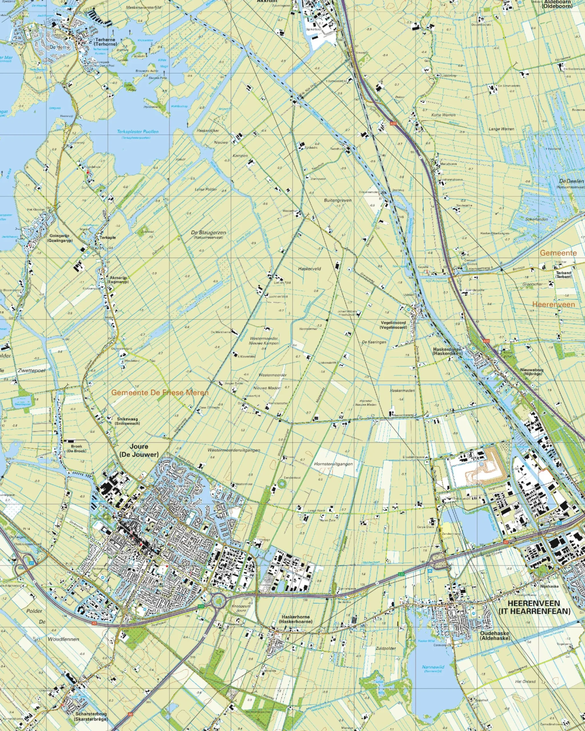 Topografische Kaart 11C Joure