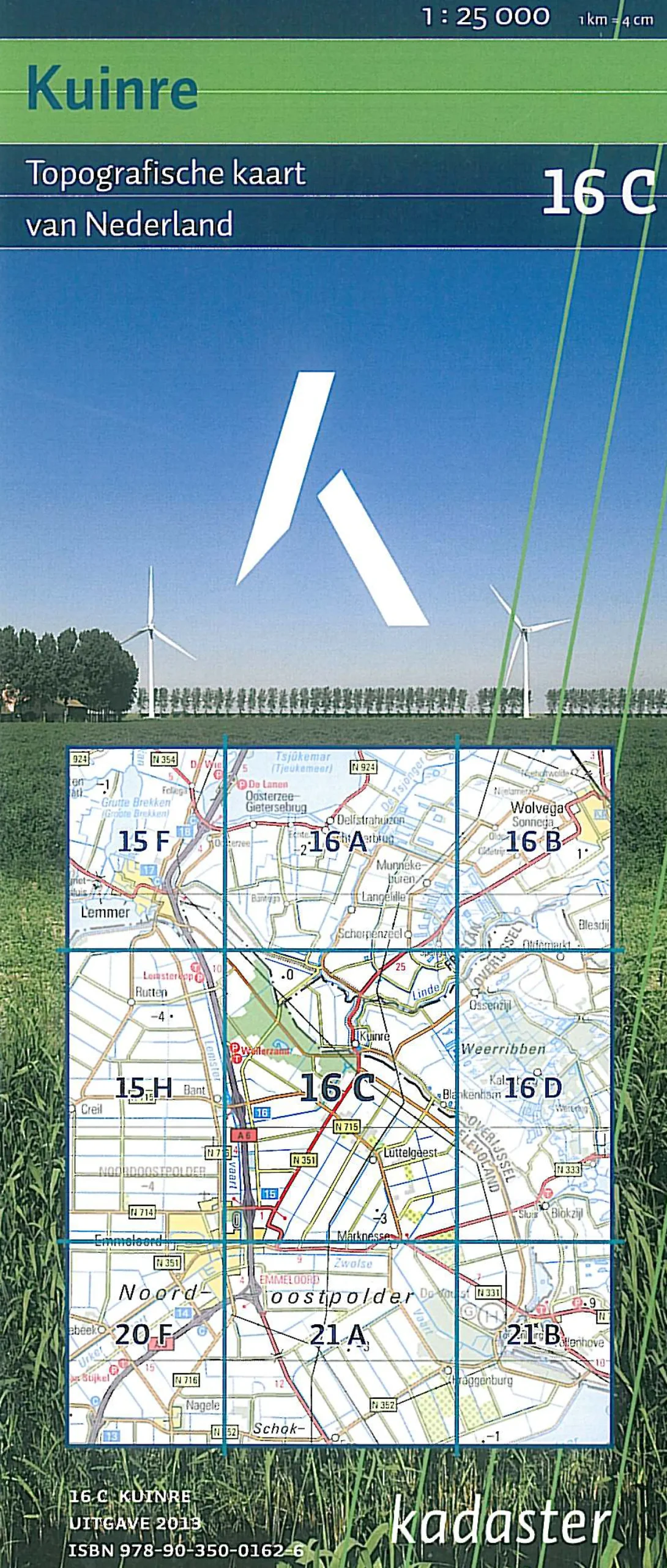 Topografische Kaart 16C Kuinre