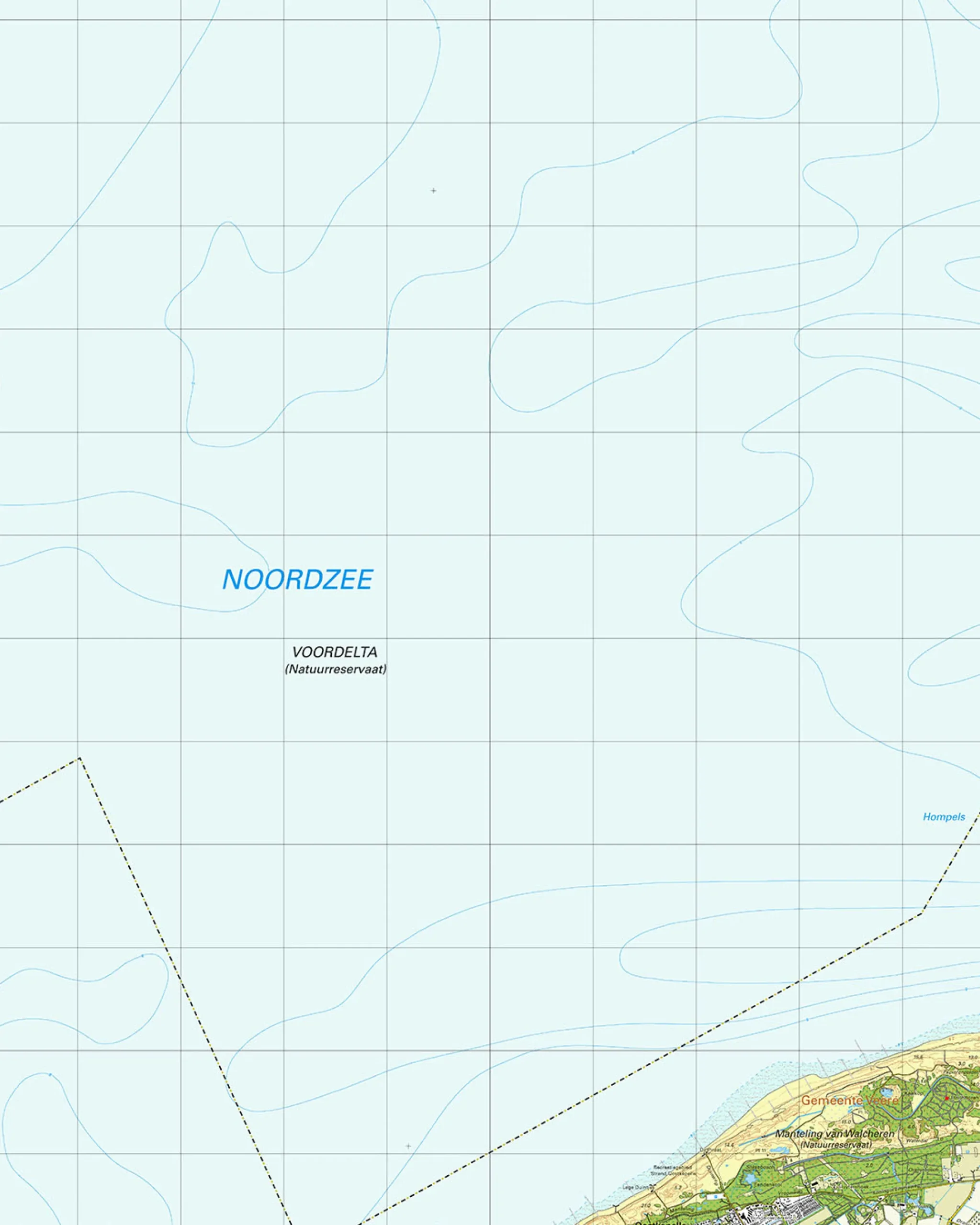Topografische Kaart 42C Oostkapelle