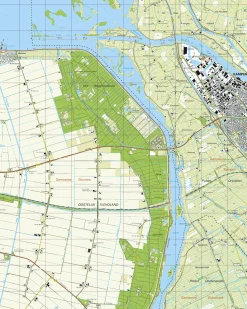 Topografische Kaart 21C Roggebotsluis