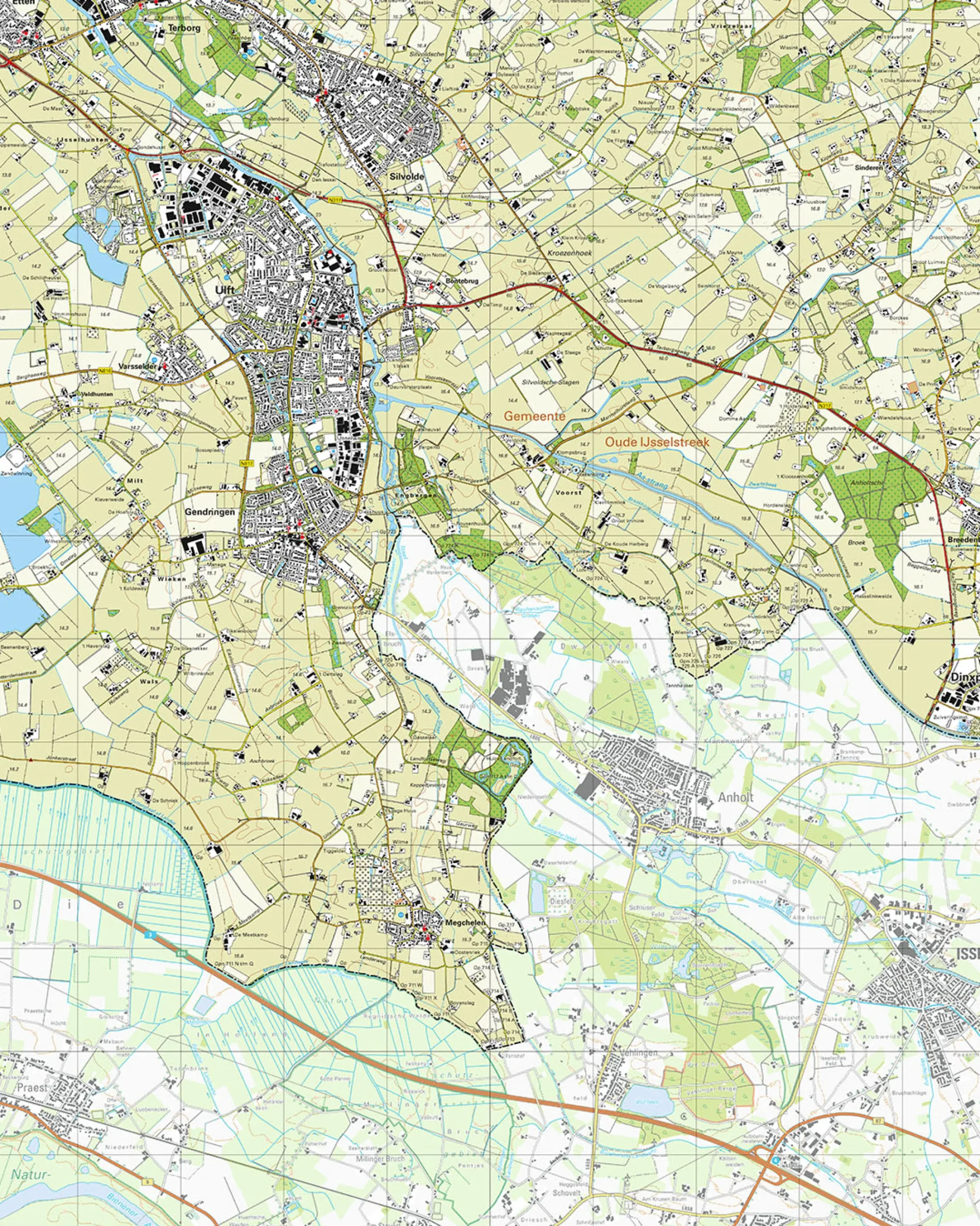 Topografische Kaart 41C Ulft