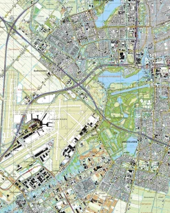 Topografische Kaart 25D Amstelveen