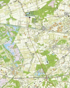 Topografische Kaart 52D Helenaveen