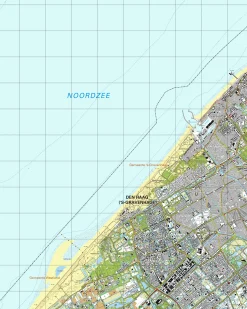 Topografische Kaart 30D Scheveningen