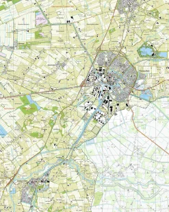 Topografische Kaart 22E Coevorden