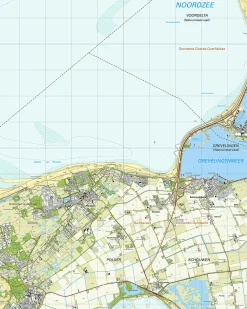 Topografische Kaart 42E Renesse