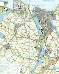 Topografische Kaart 54E Terneuzen