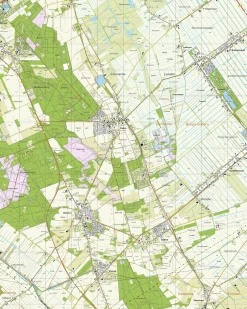 Topografische Kaart 17F Exloo