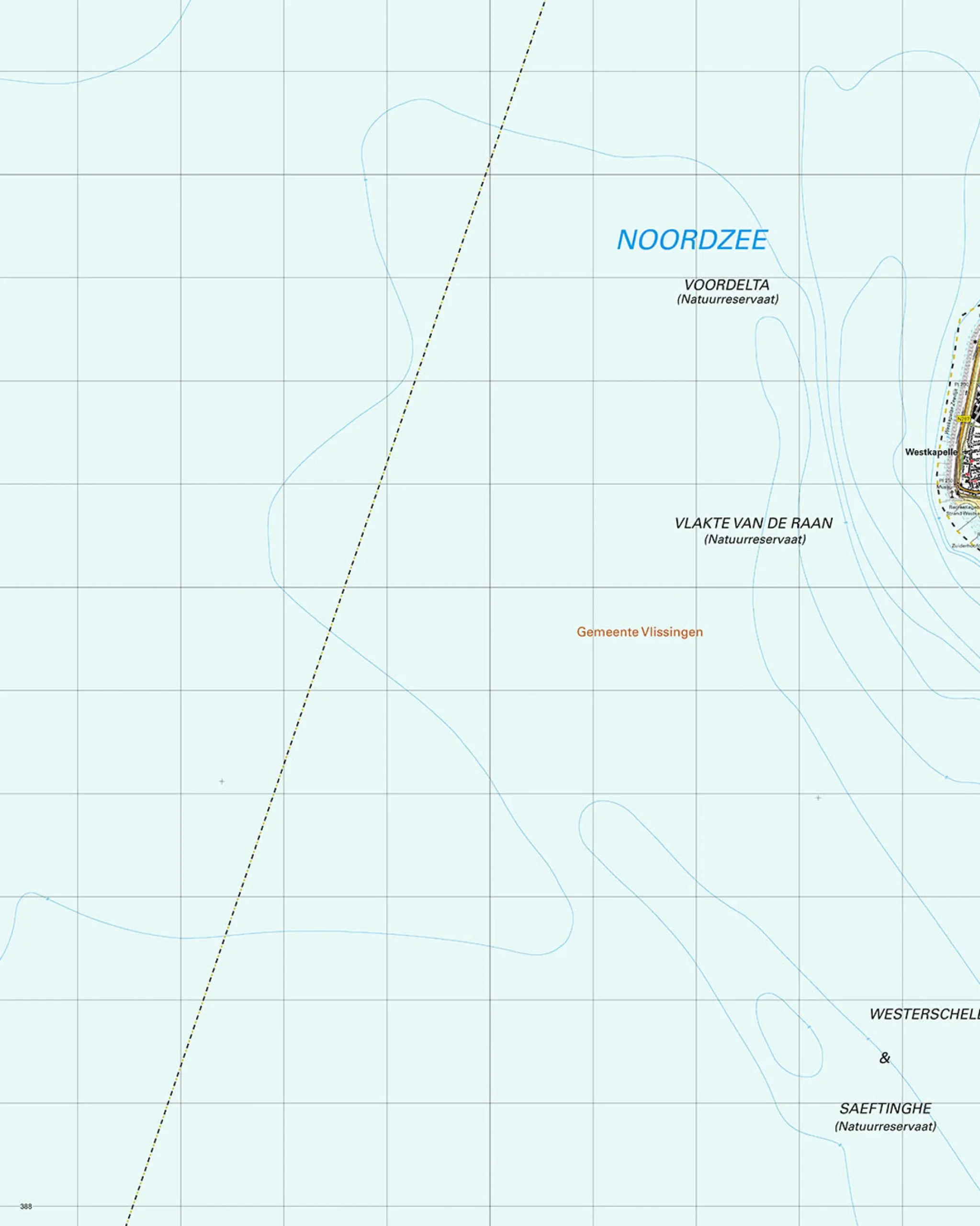 Topografische Kaart 47F Westkapelle