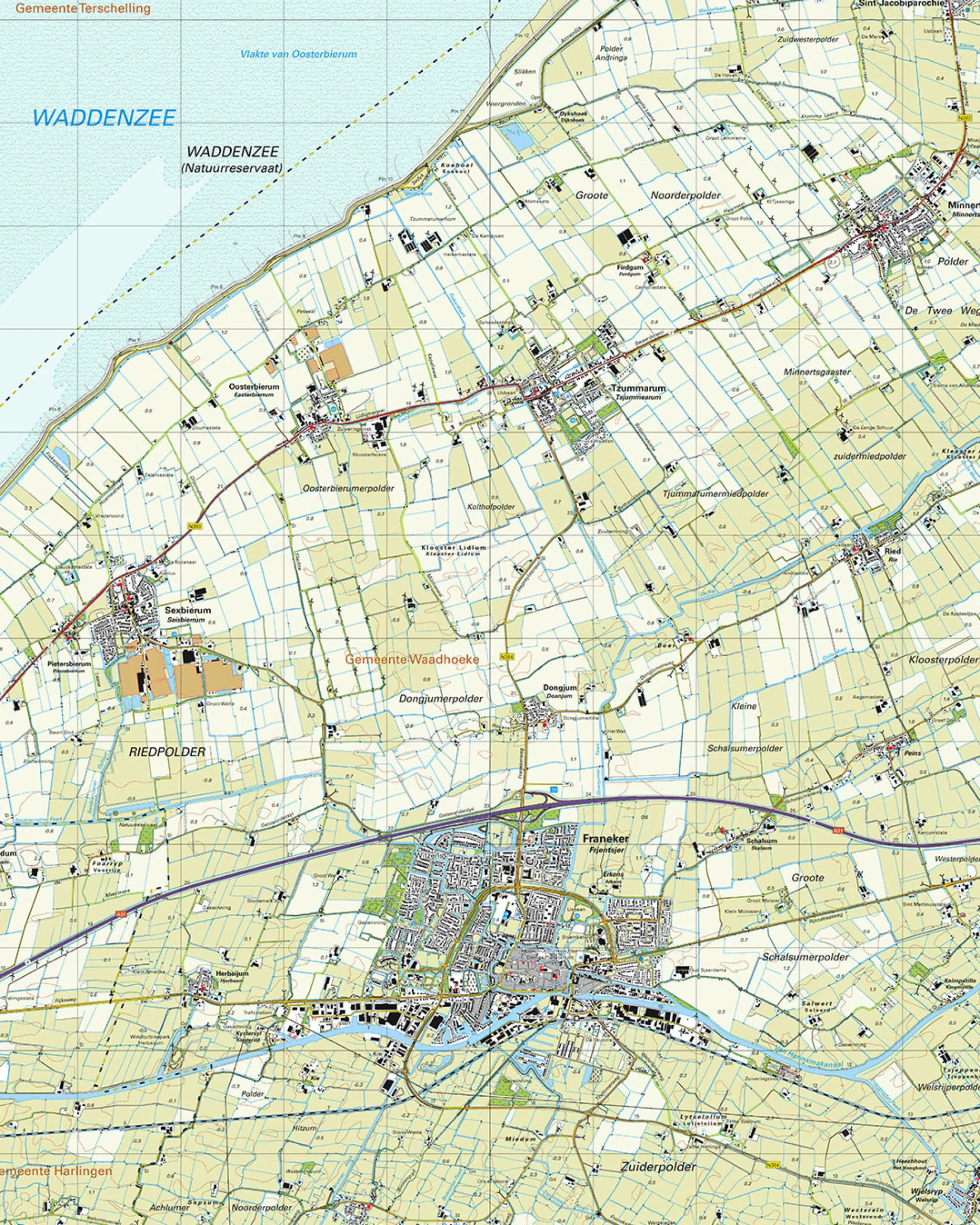 Topografische Kaart 5G Franeker