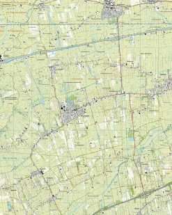 Topografische Kaart 6H Grootegast