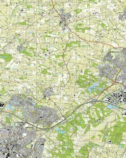 Topografische Kaart 28H Hengelo