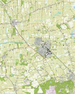 Topografische Kaart 11H Oosterwolde