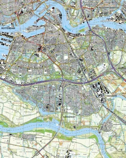 Topografische Kaart 37H Rotterdam