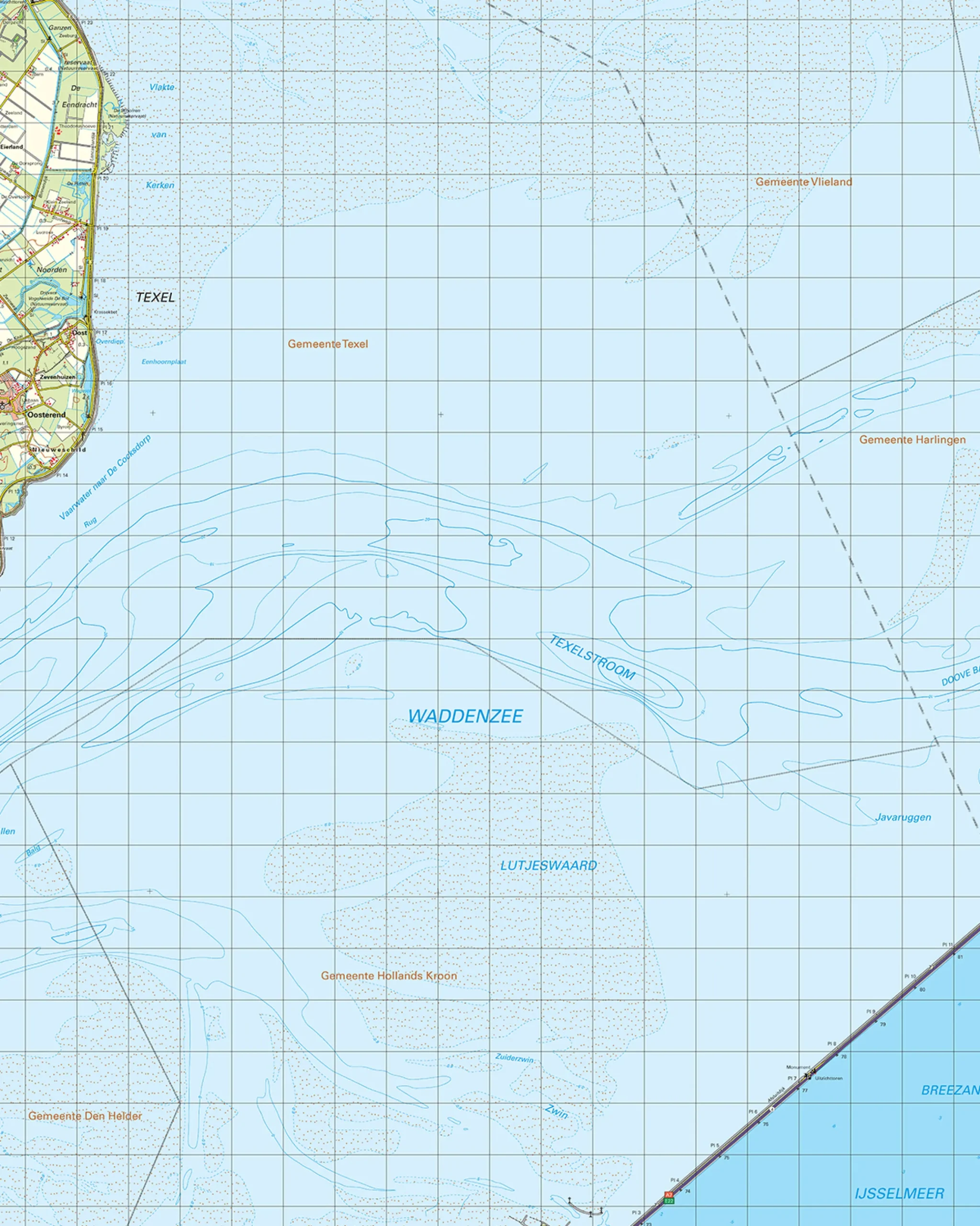 Topografische Kaart 9 Oost Den Helder