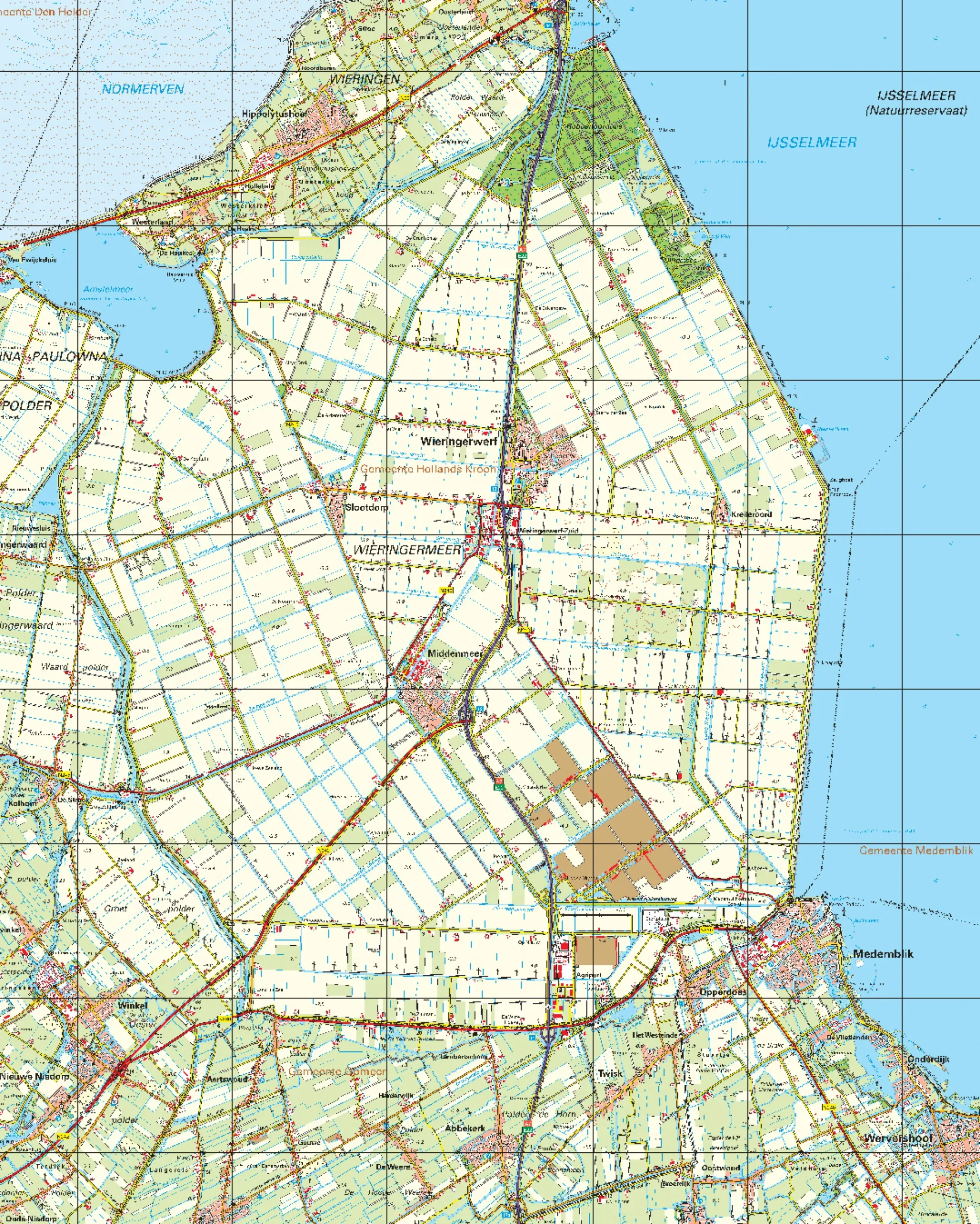 Topografische Kaart 14 Oost Medemblik