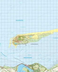 Topografische Kaart 2 Oost Schiermonnikoog