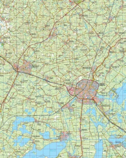 Topografische Kaart 10 Oost Sneek