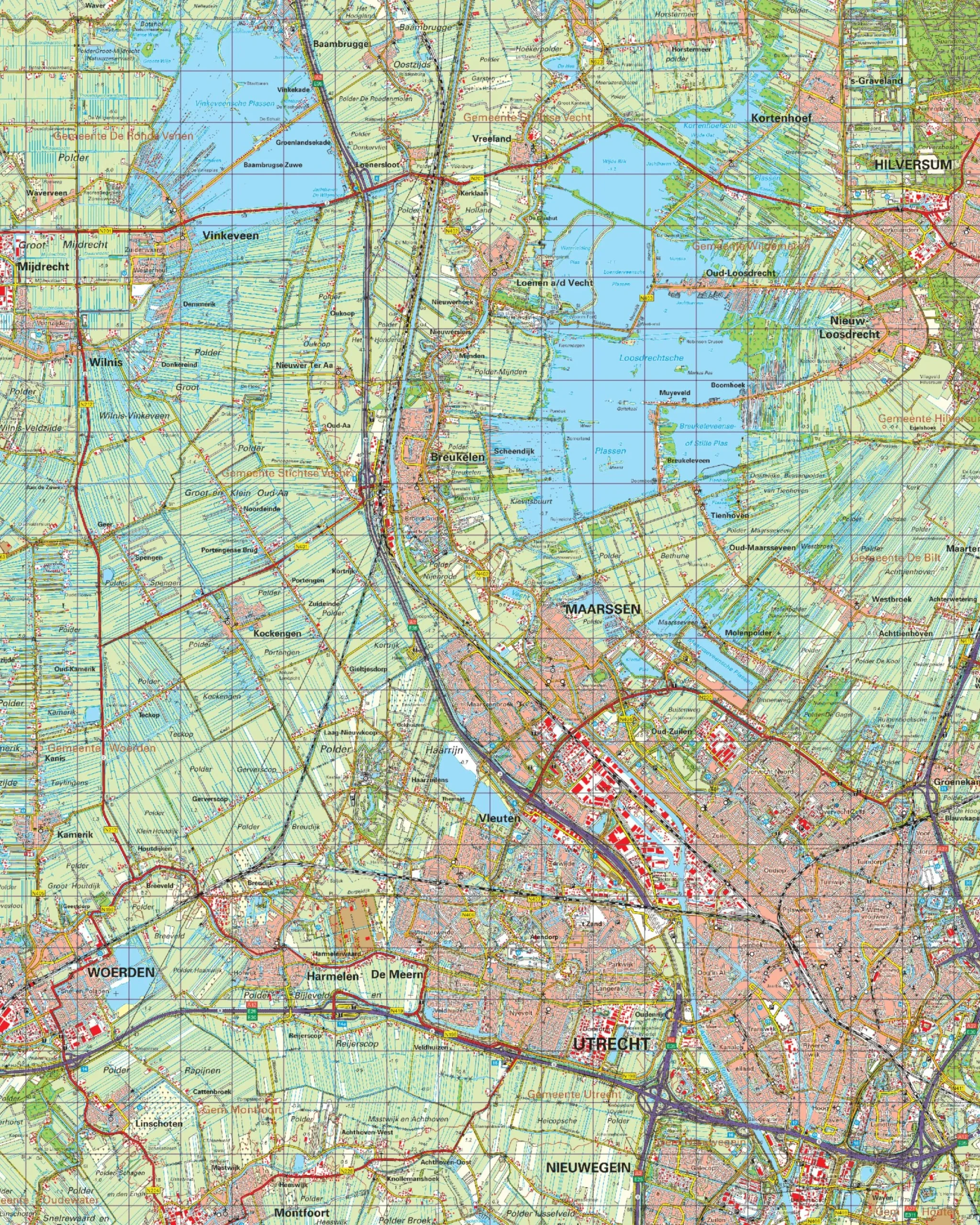 Topografische Kaart 31 Oost Utrecht