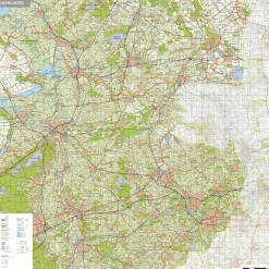 Topografische kaart Overijssel 1:100.000 – 1486