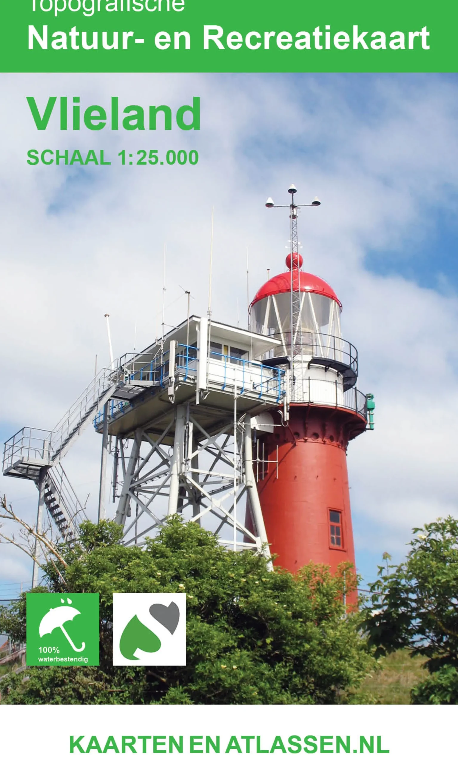 Topografische kaart Vlieland
