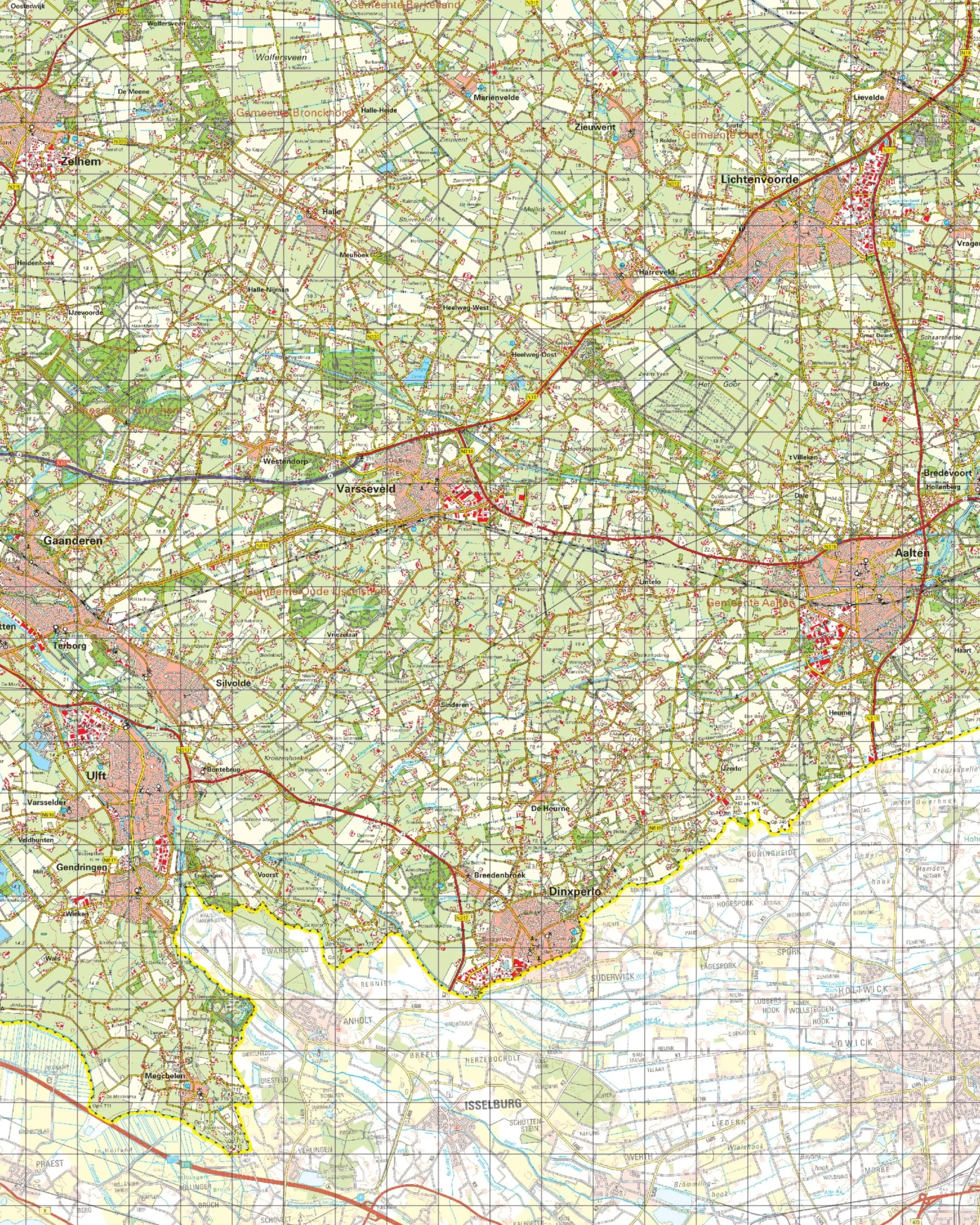 Topografische Kaart 41 West Aalten
