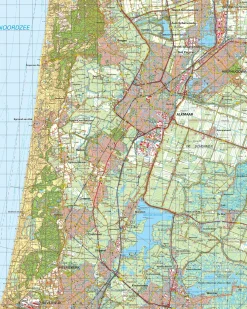 Topografische Kaart 19 West Alkmaar