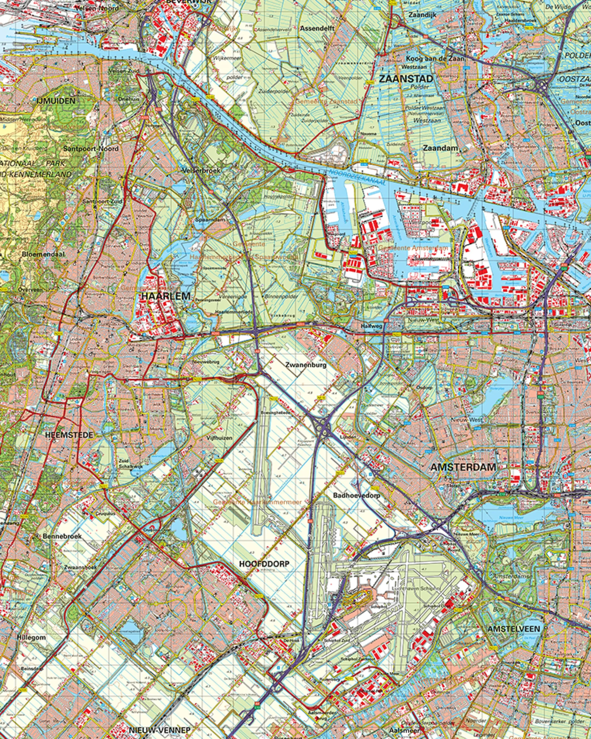 Topografische Kaart 25 West Amsterdam