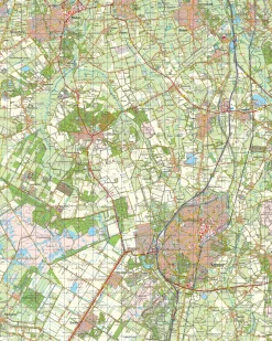 Topografische Kaart 12 West Assen