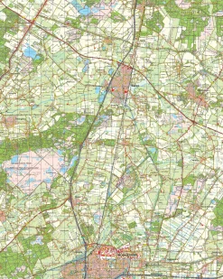 Topografische Kaart 17 West Emmen