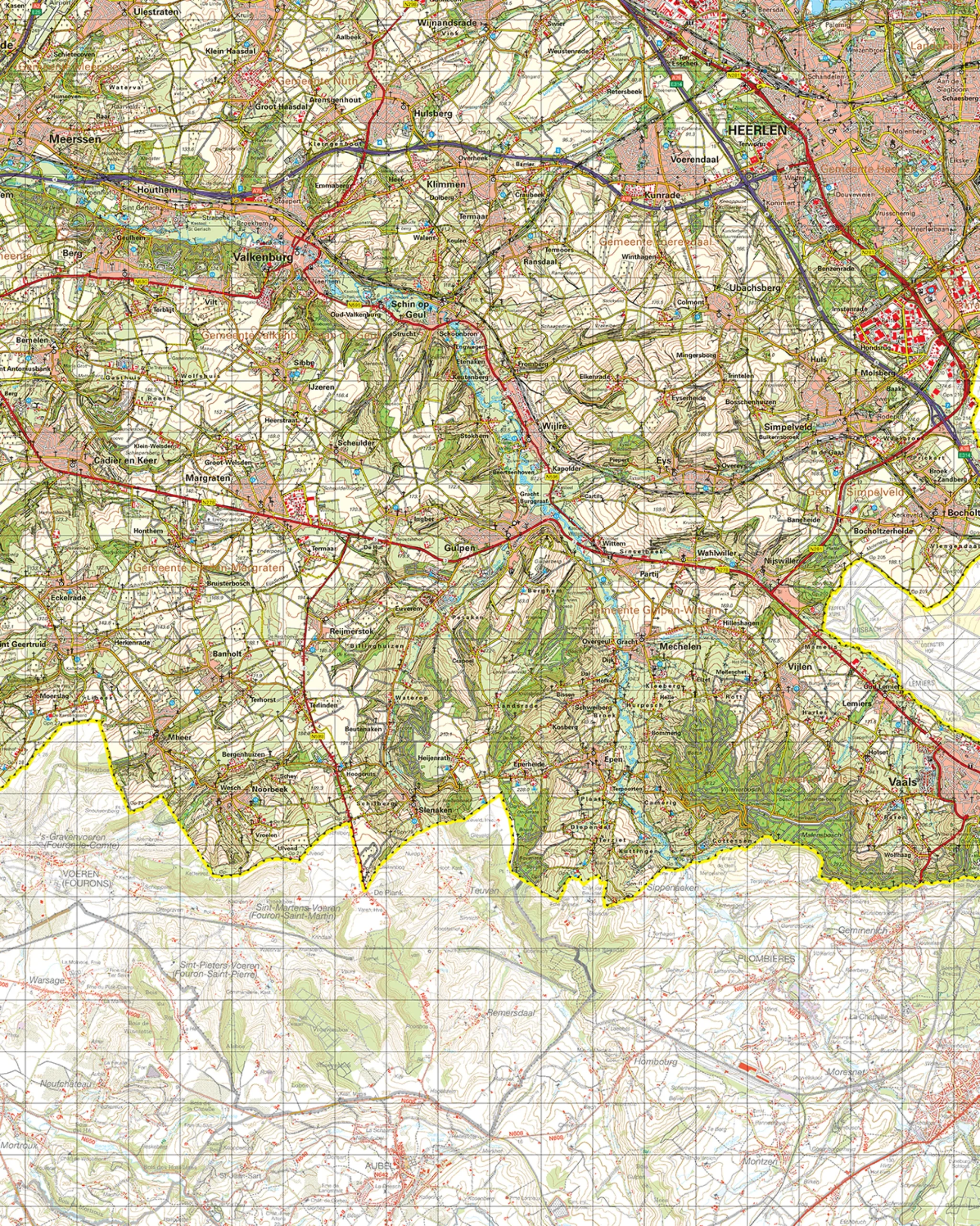 Topografische Kaart 62 West Heerlen