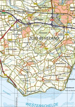Topografische kaart Zeeland 1:100.000 – 1479