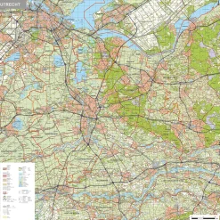 Topografische provinciekaart Utrecht 1:100.000 – 1483