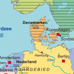 TOPO100 Schoolkaart Europa 1837