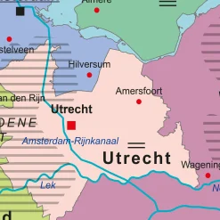 TOPO100 Schoolkaart Nederland 1835