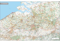 Vlaanderen Topografische Kaart 1750