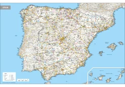 Wegenkaart Spanje 1594
