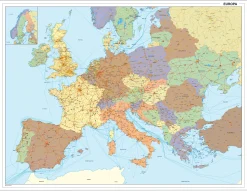 Wegenkaart van Europa 1410