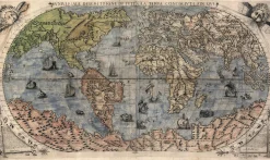 Wereldkaart Anno 1565 Berteli
