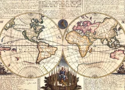 Wereldkaart Anno 1728 Chatelain